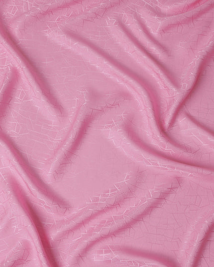 Candy Pink Crack Design Silk Satin 110cm Korea