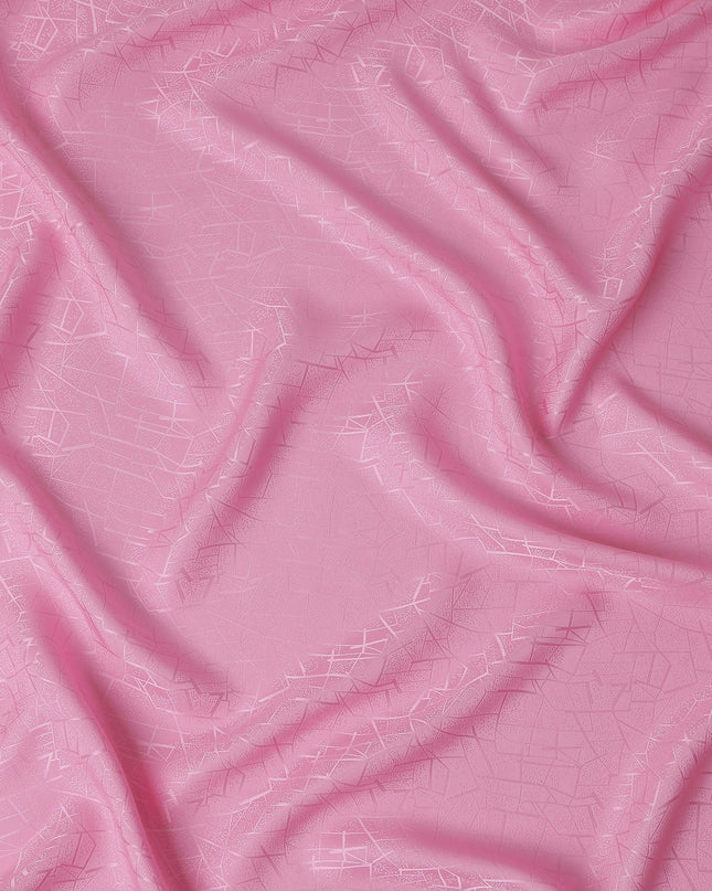 Candy Pink Crack Design Silk Satin 110cm Korea