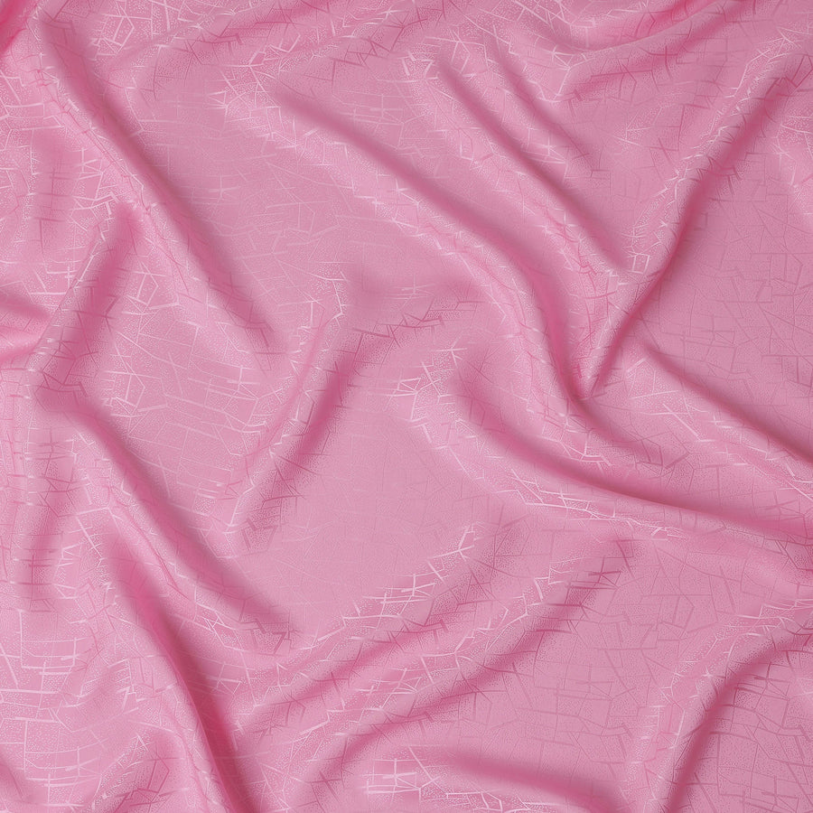Candy Pink Crack Design Silk Satin 110cm Korea
