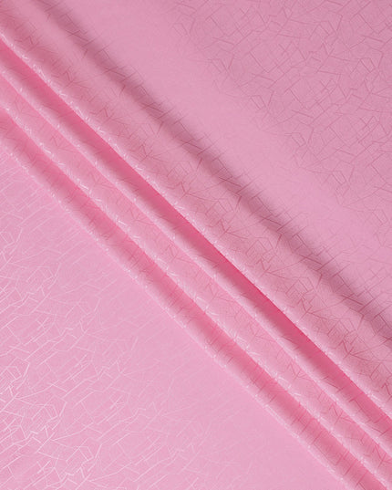 Candy Pink Crack Design Silk Satin 110cm Korea