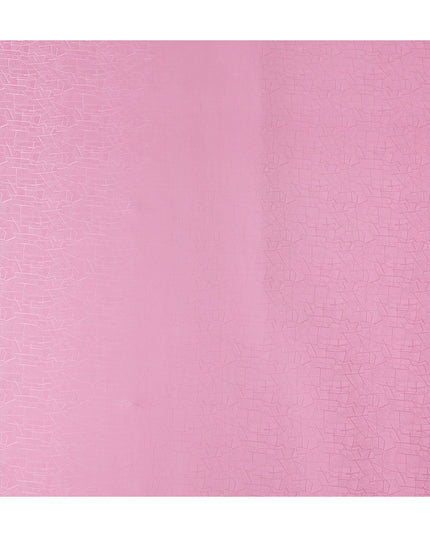 Candy Pink Crack Design Silk Satin 110cm Korea