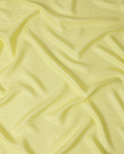 Pale Yellow Crack Design Silk Satin 110cm Korea
