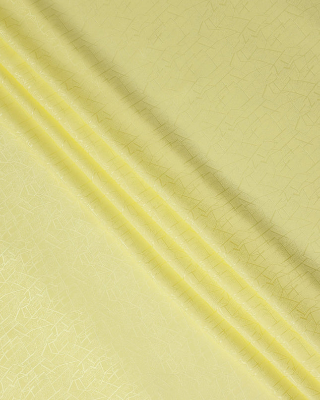 Pale Yellow Crack Design Silk Satin 110cm Korea