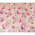 Blush Pink Rose Metallic Pure Silk Crepe 140cm