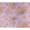 Mauve Pink Multicolor Rose Pure Silk Chiffon 140cm