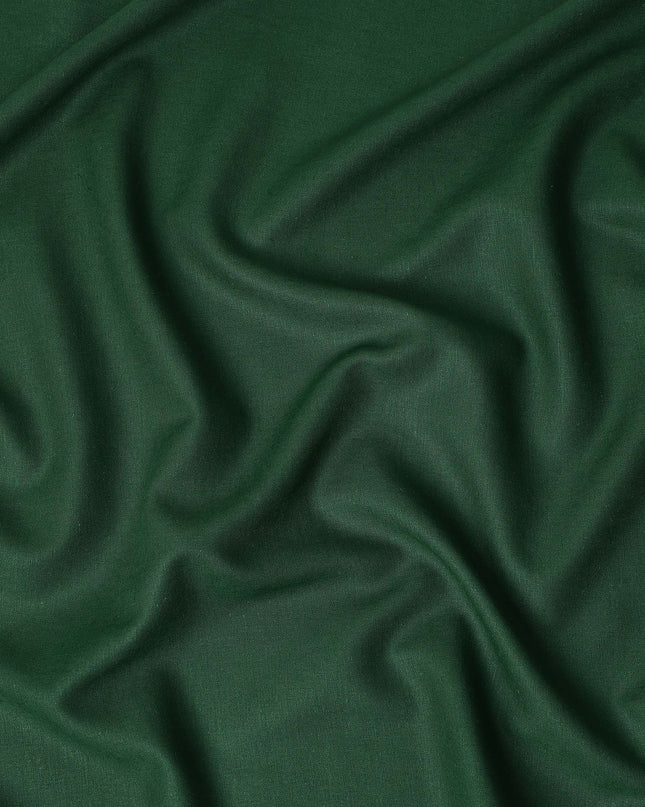 Forest Green Linen Yarn Dyed Fabric Japan 140cm