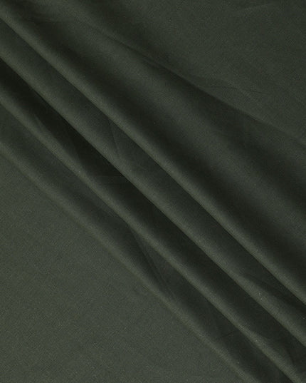 Olive Green Linen Yarn Dyed Fabric Japan 140cm