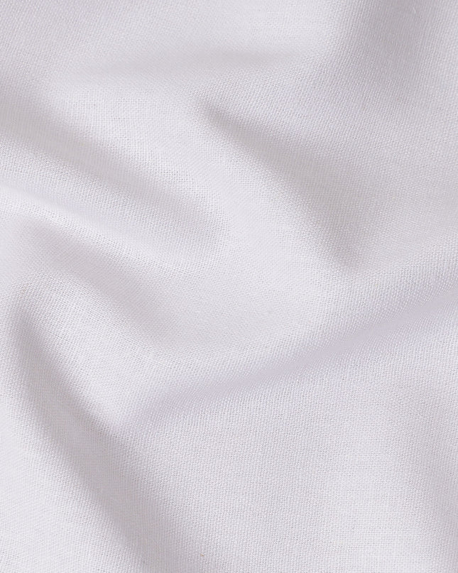 White Linen Yarn Dyed Fabric Japan 140cm