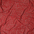 Brick Red Silk Georgette Sequin Fabric 110cm