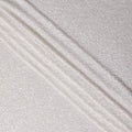 Alabaster White Silk Georgette Sequin Fabric 110cm