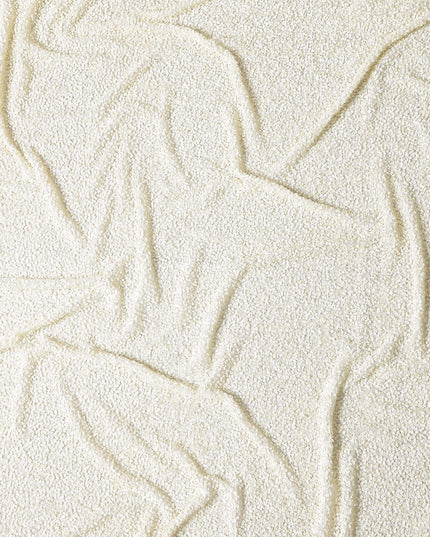 Champagne White Silk Georgette Sequin Fabric 110cm
