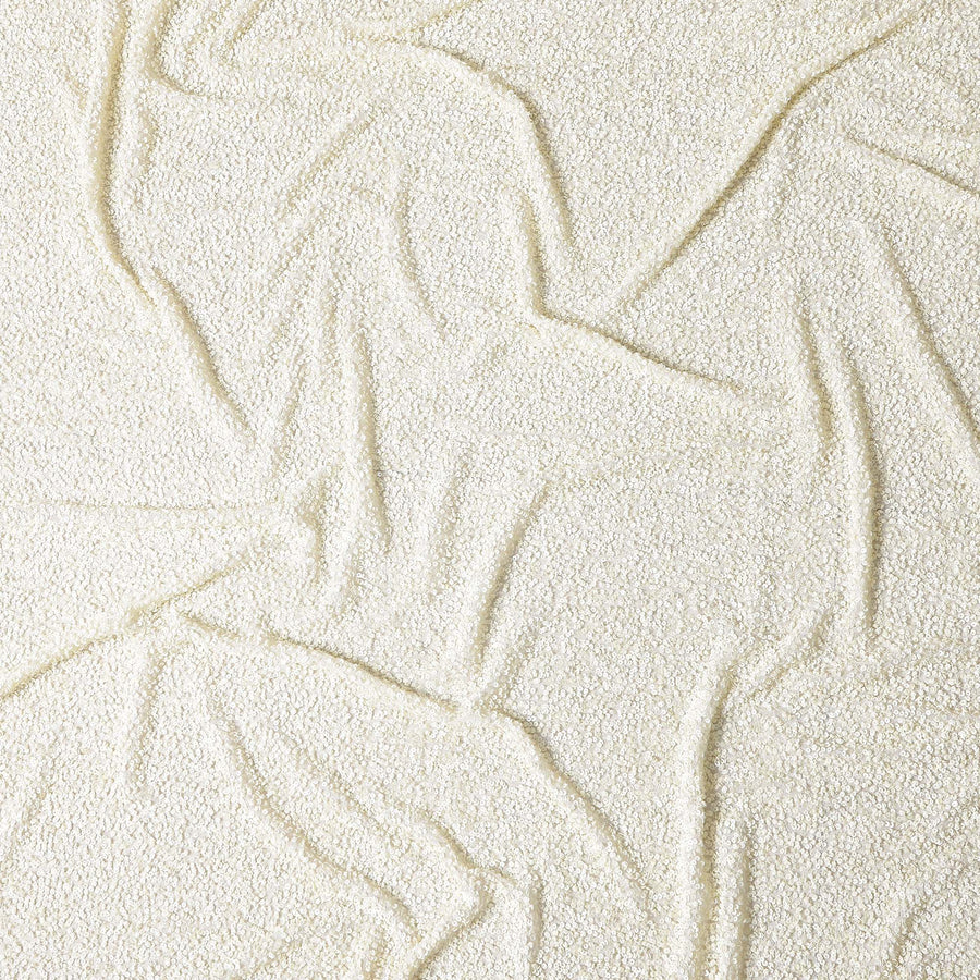 Champagne White Silk Georgette Sequin Fabric 110cm