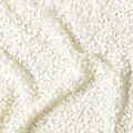 Champagne White Silk Georgette Sequin Fabric 110cm