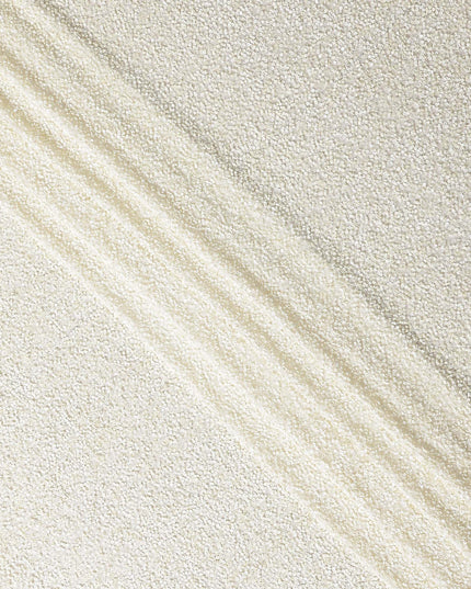 Champagne White Silk Georgette Sequin Fabric 110cm