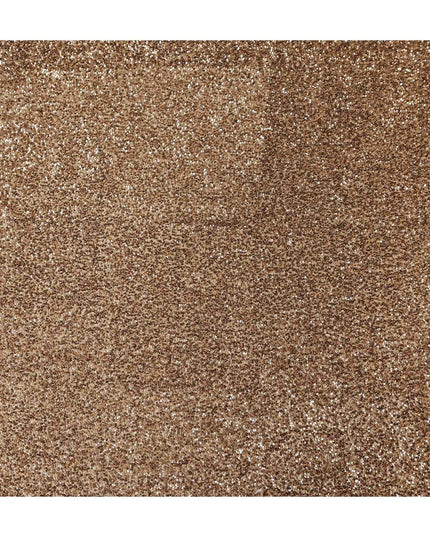 Copper Tweed Multicolor Silk Georgette Sequin Fabric 110cm