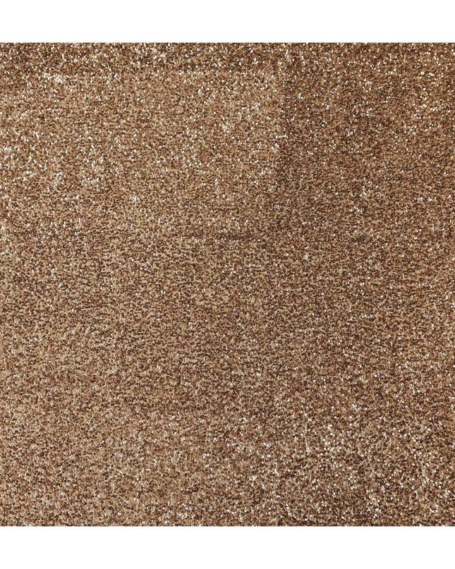 Copper Tweed Multicolor Silk Georgette Sequin Fabric 110cm