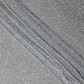 Silver Grey Silk Georgette Sequin Fabric 110cm