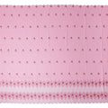 Pink Floral Premium Pure Swiss 100% Cotton Voile Embroidered Traditional Sudanese Thobe 4.5 Mtrs 140cm Swiss Quality - D30295