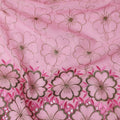 Pink Floral Swiss Cotton Voile Sudanese Thobe