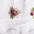 White Bouquet Swiss Cotton Voile Sudanese Thobe