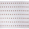White Bouquet Swiss Cotton Voile Sudanese Thobe
