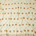 Cream Bouquet Swiss Cotton Voile Sudanese Thobe