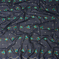 Blue Bouquet Swiss Cotton Voile Sudanese Thobe