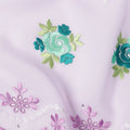 Lavender Pink Bouquet Swiss Cotton Voile Sudanese Thobe