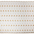 White Floral Swiss Cotton Voile Sudanese Thobe