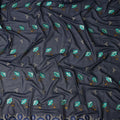 Blue Floral Swiss Cotton Voile Sudanese Thobe