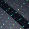 Blue Floral Swiss Cotton Voile Sudanese Thobe