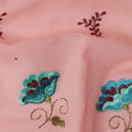 Pink Floral Swiss Cotton Voile Sudanese Thobe