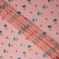 Pink Floral Swiss Cotton Voile Sudanese Thobe