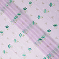 Lavender Pink Floral Swiss Cotton Voile Sudanese Thobe