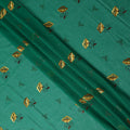 Green Floral Swiss Cotton Voile Sudanese Thobe