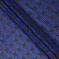 Blue Checkered Swiss Cotton Voile Sudanese Thobe