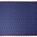 Blue Checkered Swiss Cotton Voile Sudanese Thobe
