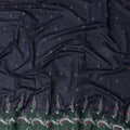 Blue Leaf Swiss Cotton Voile Sudanese Thobe