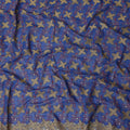 Blue Checkered Swiss Cotton Voile Sudanese Thobe