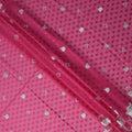 Pink Floral Premium Pure Swiss 100% Cotton Voile Embroidered Traditional Sudanese Thobe 4.5 Mtrs 140cm Swiss Quality - D30290