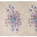 Beige Bouquet Swiss Cotton Voile Sudanese Thobe