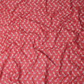 Red Leaf Premium Pure Swiss 100% Cotton Voile Embroidered Traditional Sudanese Thobe 4.5 Mtrs 140cm Swiss Quality - D30289