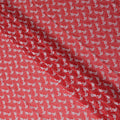 Red Leaf Premium Pure Swiss 100% Cotton Voile Embroidered Traditional Sudanese Thobe 4.5 Mtrs 140cm Swiss Quality - D30289