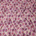 Sand Beige and Mauve Pink Swiss Voile Sudanese Thobe Fabric