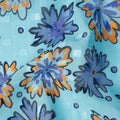 Sky Blue and Cobalt Swiss Voile Sudanese Thobe Fabric