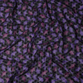 Charcoal and Violet Purple Swiss Voile Sudanese Thobe Fabric
