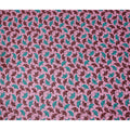 Blush Pink and Teal Swiss Voile Sudanese Thobe Fabric