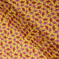 Golden Yellow and Rose Pink Swiss Voile Sudanese Thobe Fabri