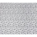 White Polka Dot Swiss Cotton Voile Sudanese Thobe