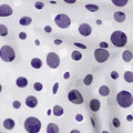 White Polka Dot Swiss Cotton Voile Sudanese Thobe